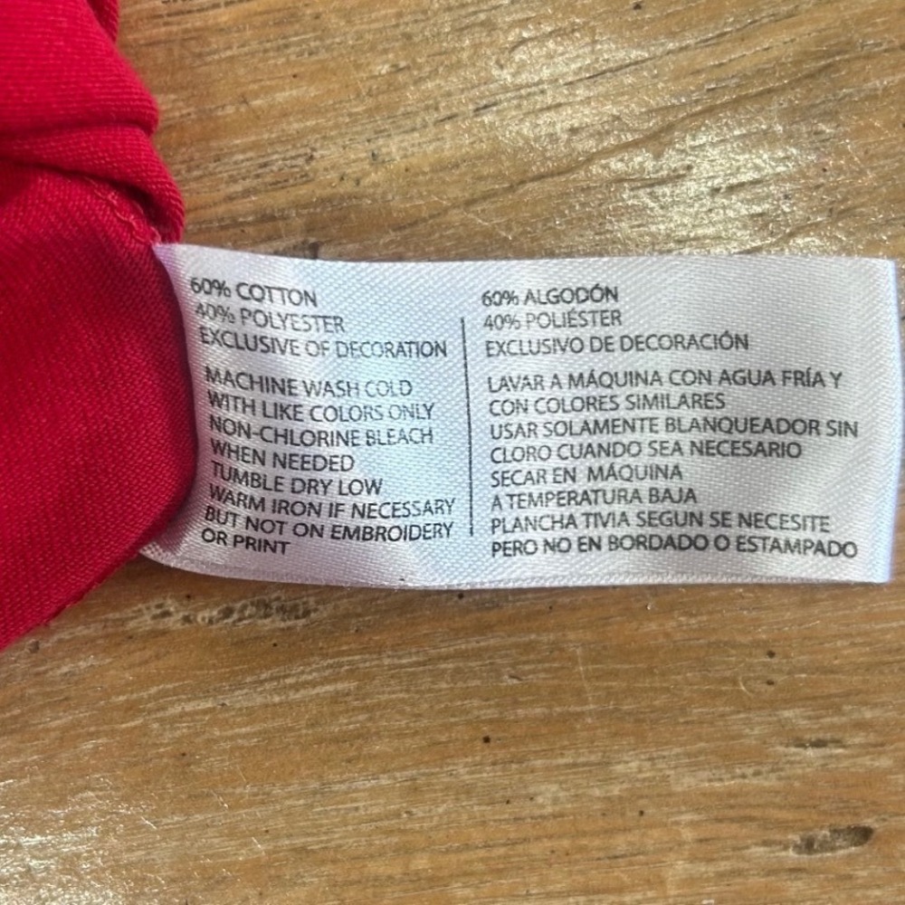 U.S. Polo Assn Mens XXL Red Long Sleeve Crewneck T-Shirt 11A2012X - Picture 4 of 7